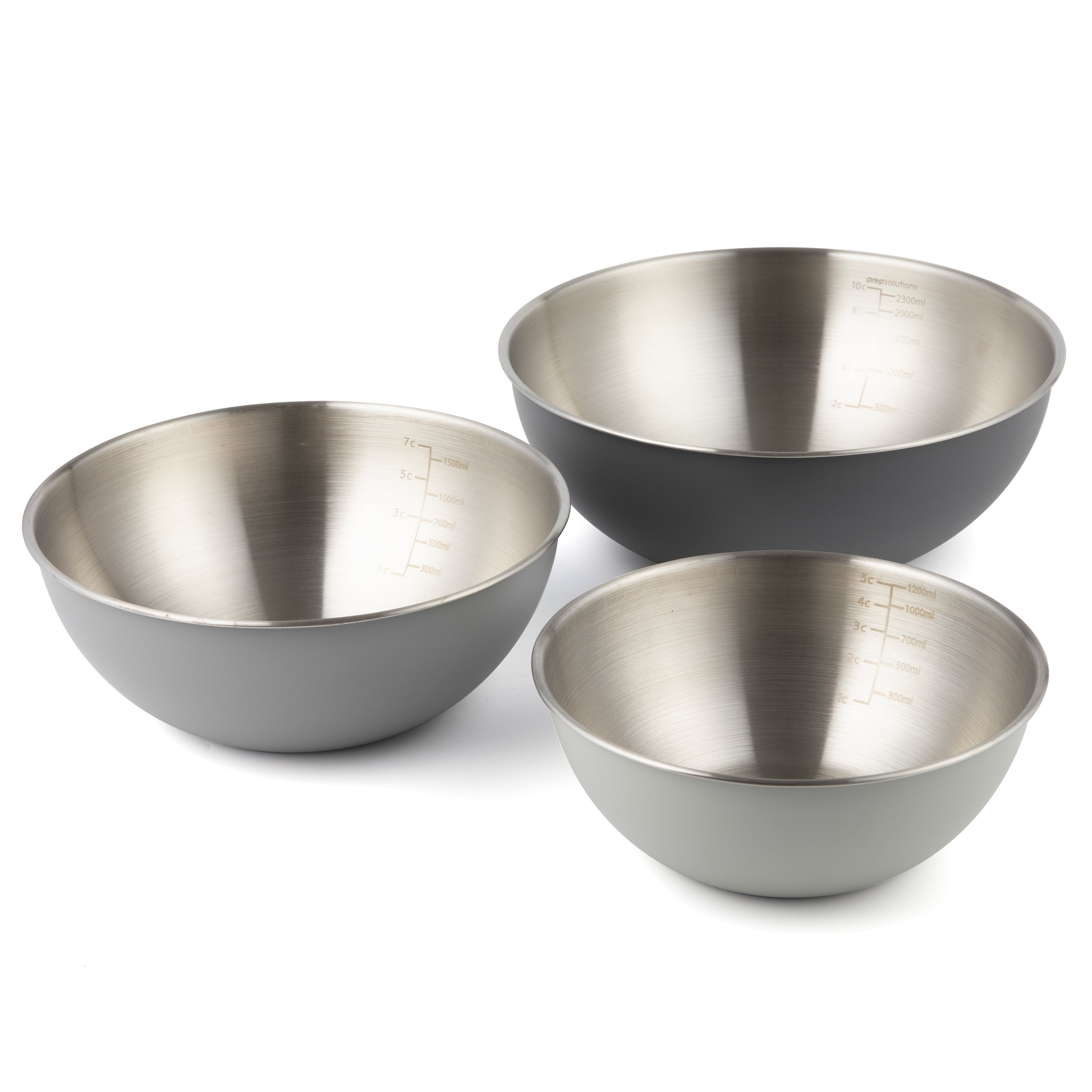Kitchen Baking Essentials - Stainless Steel Mixing Bowls Set of