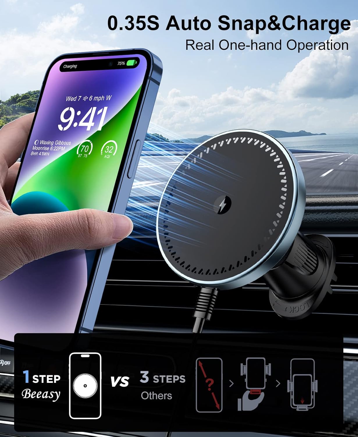 Cooling Rack Wire - UYUXIO Magnetic Car Mount Phone Holder