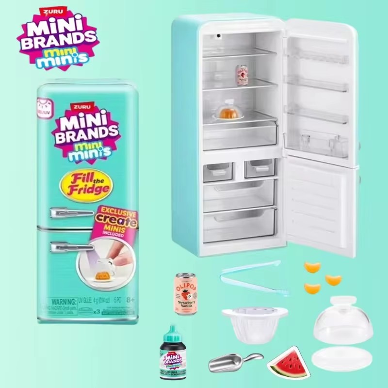 HOT Led Light Up Mini Refriger - đánh giá và giá Miniature Baking Kitchen