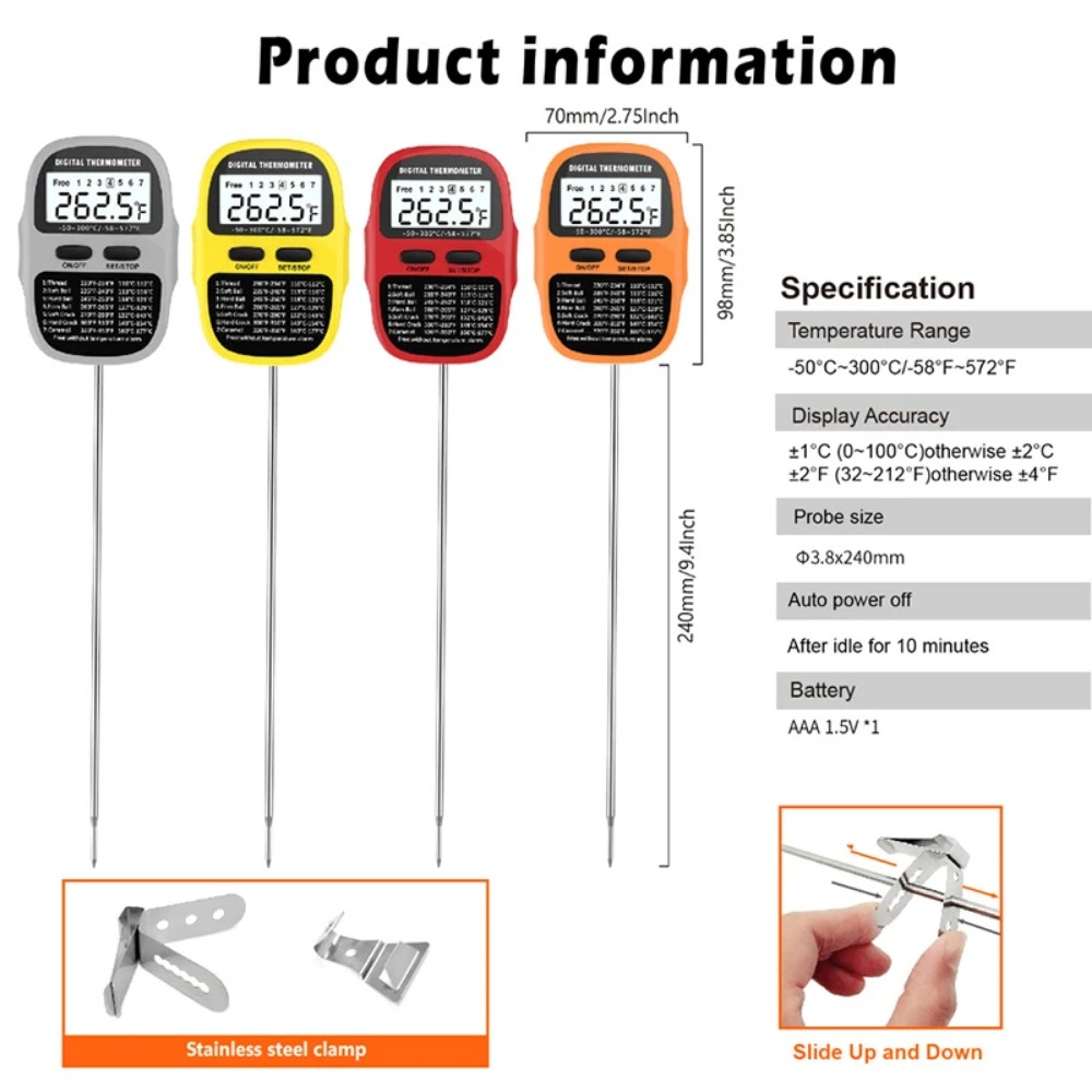 Instant Read Digital Kitchen F - đánh giá và giá Kitchen Baking Cooking
