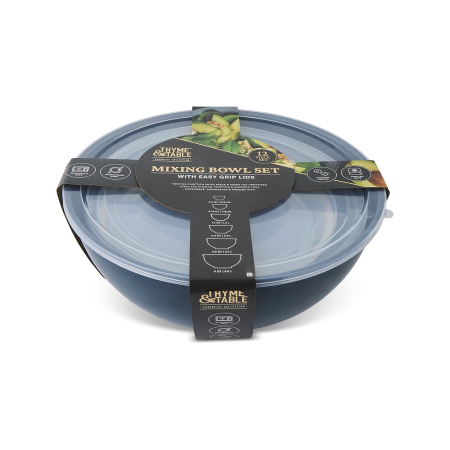 12-Piece Nesting Mixing Bowl S - đánh giá và giá Kitchen Baking Essentials