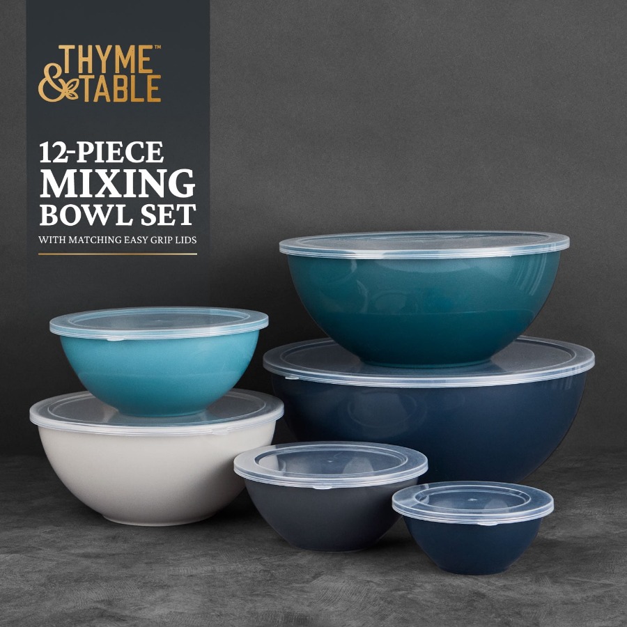 12-Piece Nesting Mixing Bowl S - đánh giá và giá Kitchen Baking Essentials