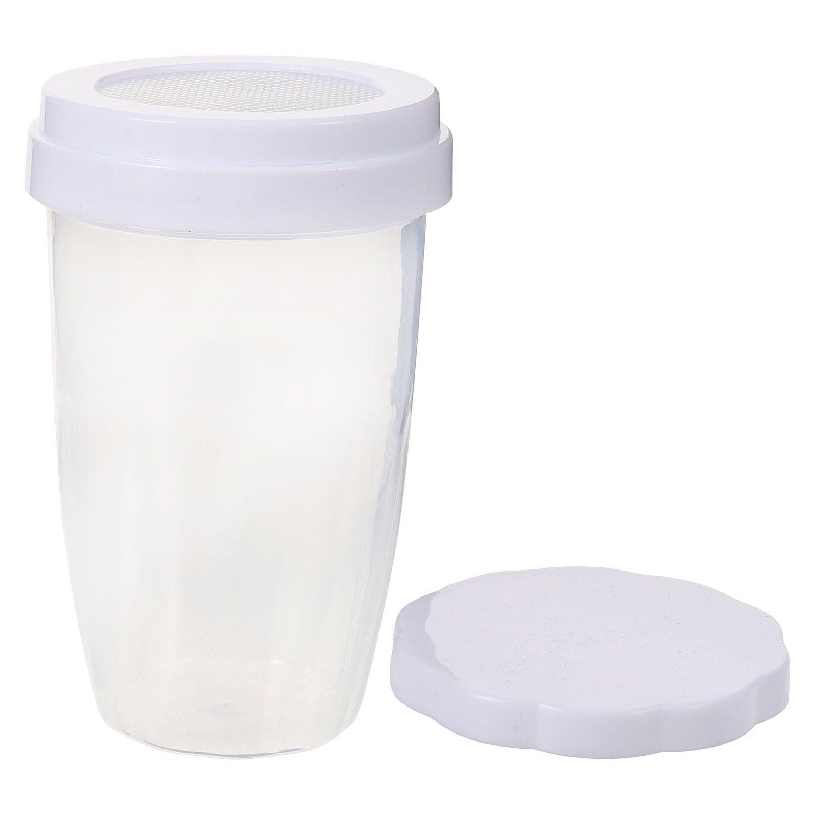 Sleek White Powder Shaker Dust - đánh giá và giá Kitchen Baking Essentials