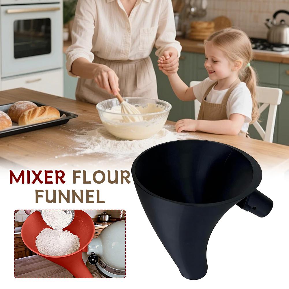 Flour Funnel Improves Baking E - đánh giá và giá Kitchen Aid Baking Mixer
