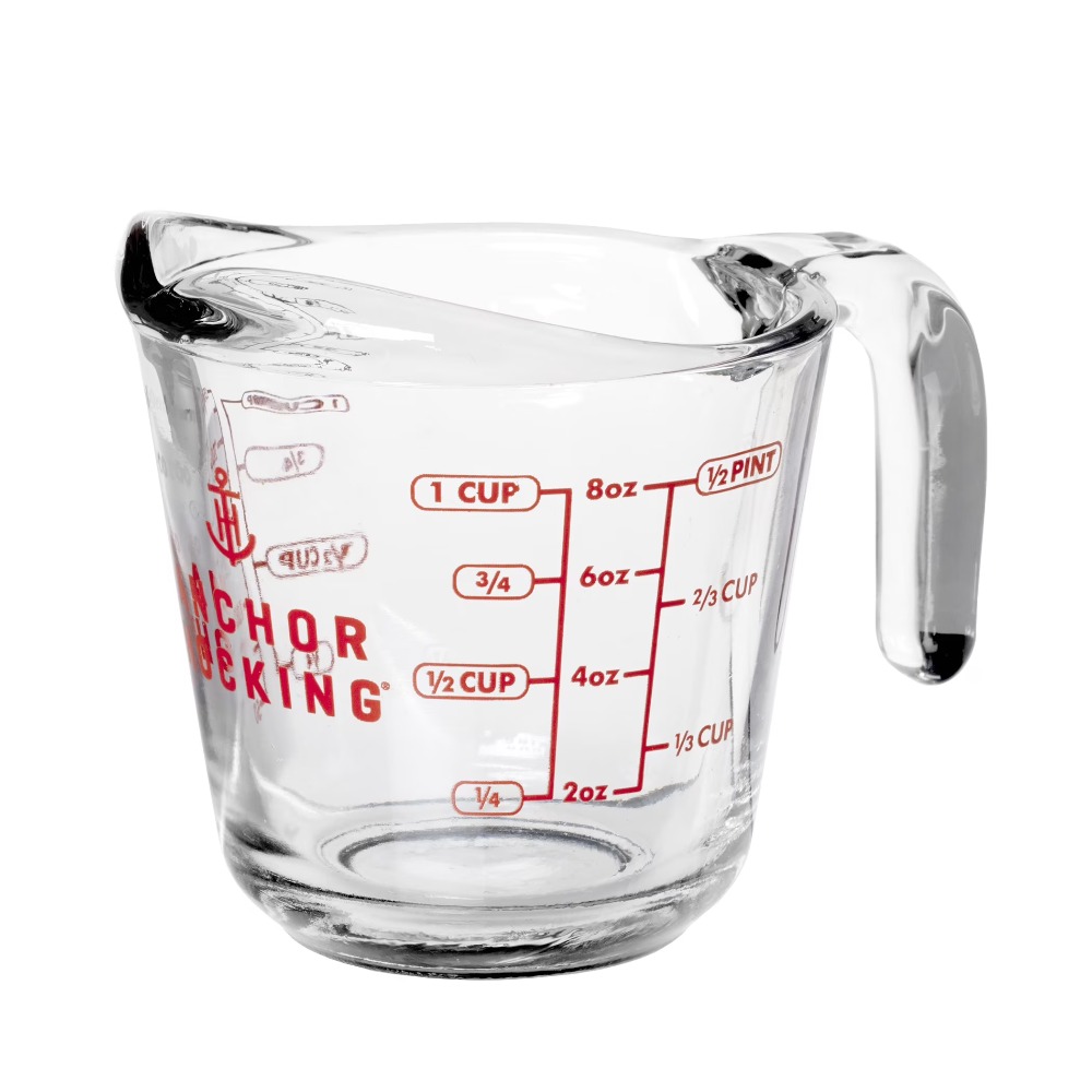 2-Pack Glass Measuring Cups Se - đánh giá và giá Kitchen Baking Cooking