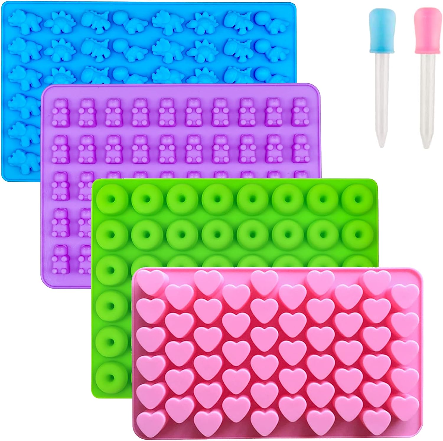 6Pcs Candy Silicone Moulds wit - đánh giá và giá Kitchen Baking Tray Set