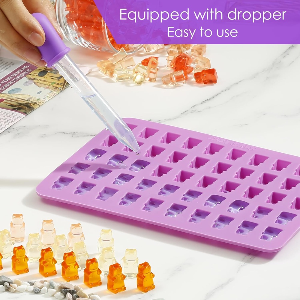 6Pcs Candy Silicone Moulds wit - đánh giá và giá Kitchen Baking Tray Set