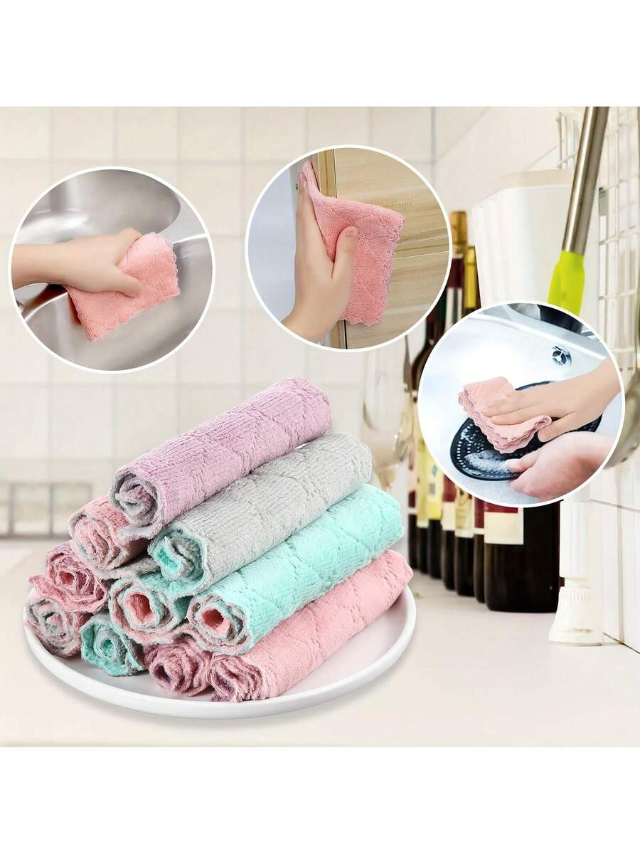 10pcs Kitchen Towels Set Dishc - đánh giá và giá Kitchen Baking Cooking