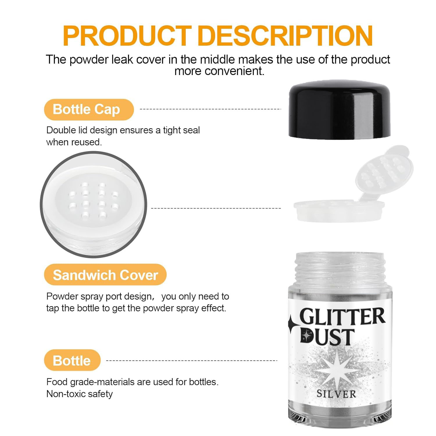 Glitter- Luster Dust Metallic  - đánh giá và giá Kitchen Baking Tools