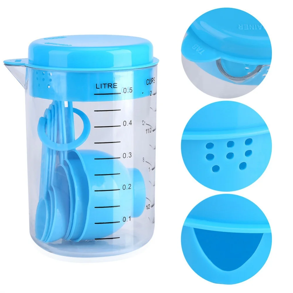 7 Pieces / Set Plastic Measuri - đánh giá và giá Kitchen Baking Tray Set