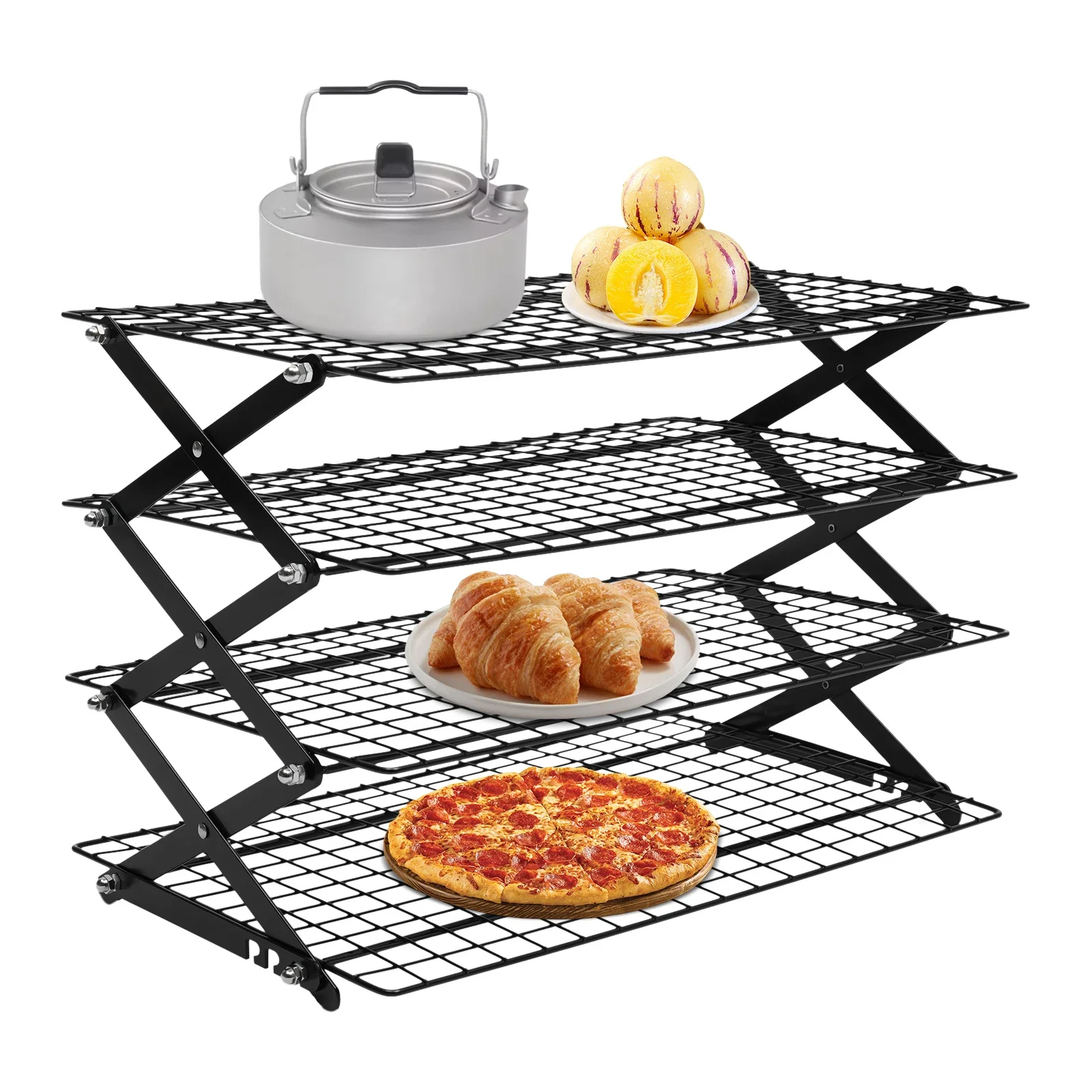 4-Tier Collapsible Cooling Rac - đánh giá và giá Cooling Rack Wire