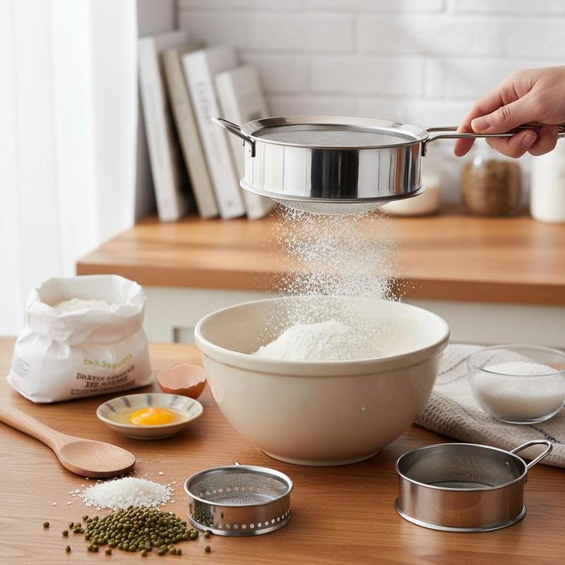 Fine Mesh Flour Sifter 12.6 In - đánh giá và giá Kitchen Baking Essentials