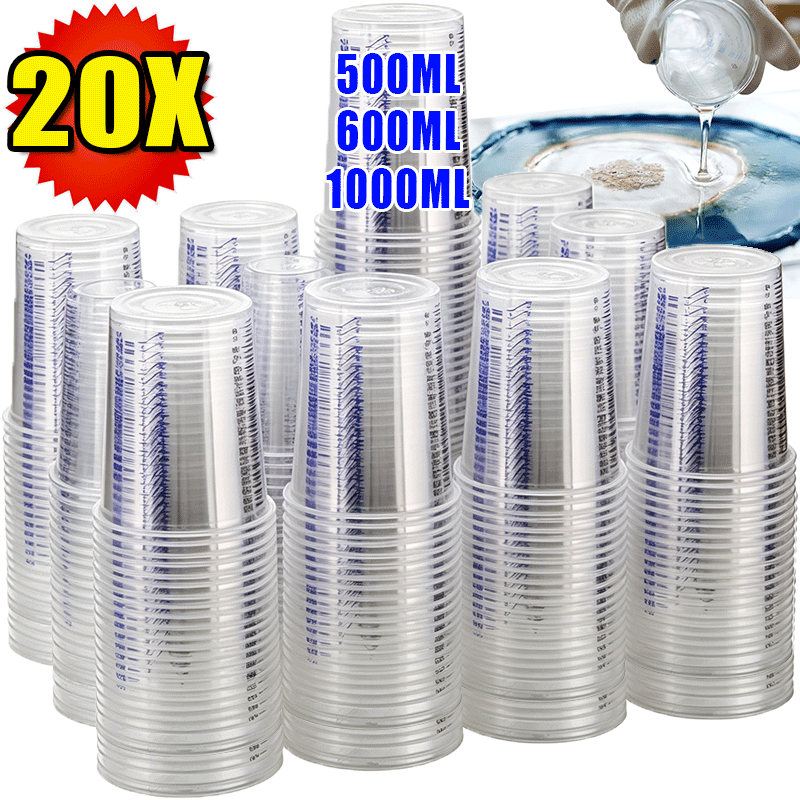 500/600/1000ml Disposable Plas - đánh giá và giá Kitchen Baking Essentials