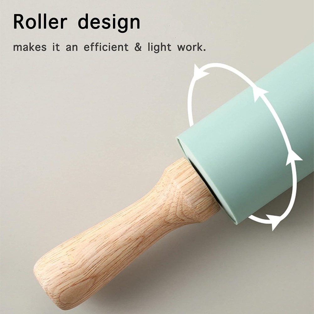 Non-Stick Silicone Rolling Pin - đánh giá và giá Kitchen Roller Baking