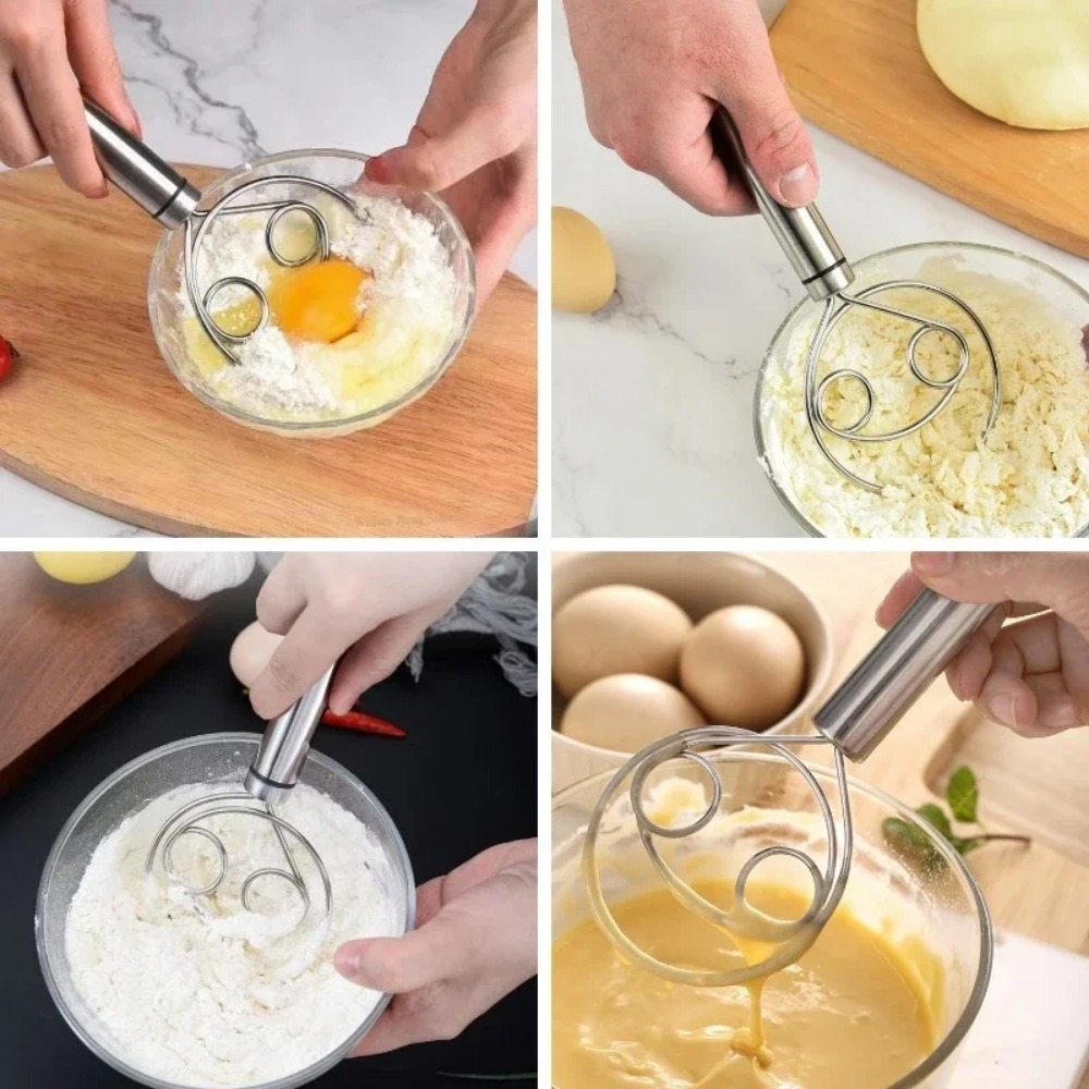 1/10PCS Dual Loop Dough Mixing - đánh giá và giá Kitchen Baking Blender