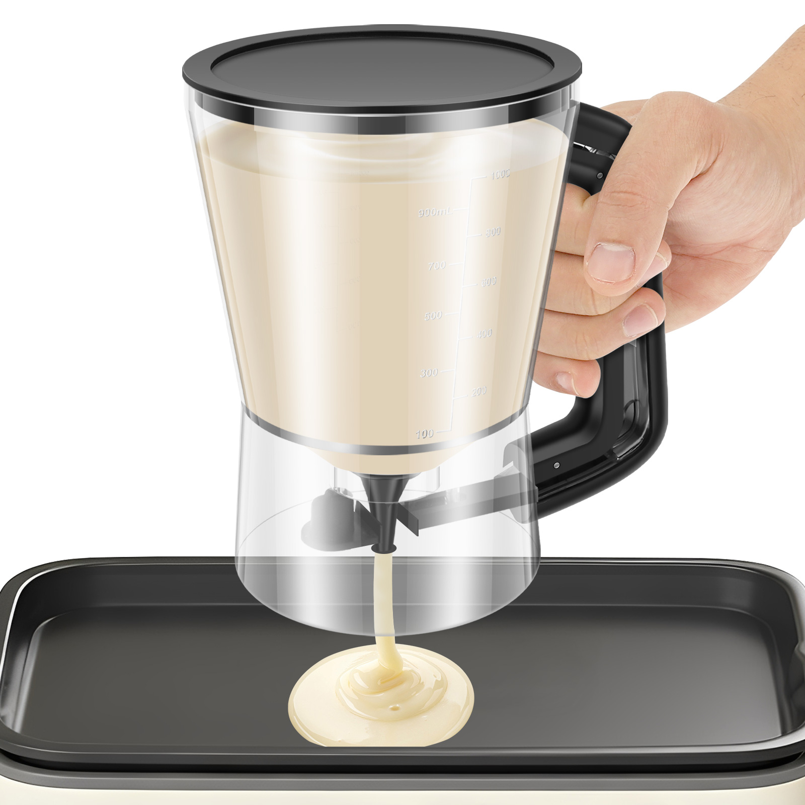 900/1000ml Pancake Batter Disp - đánh giá và giá Kitchen Baking Blender