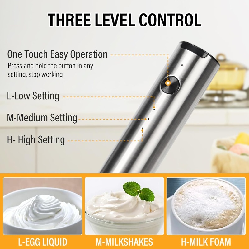 Rechargeable Electric Whisk US - đánh giá và giá Kitchen Baking Blender