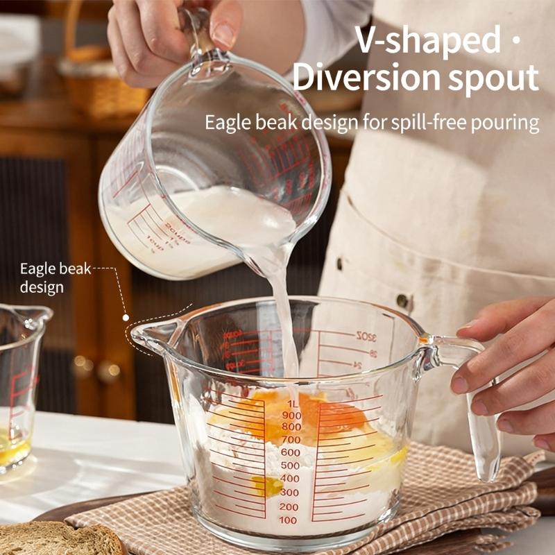 Glass Measuring Cup With Preci - đánh giá và giá Kitchen Baking Essentials