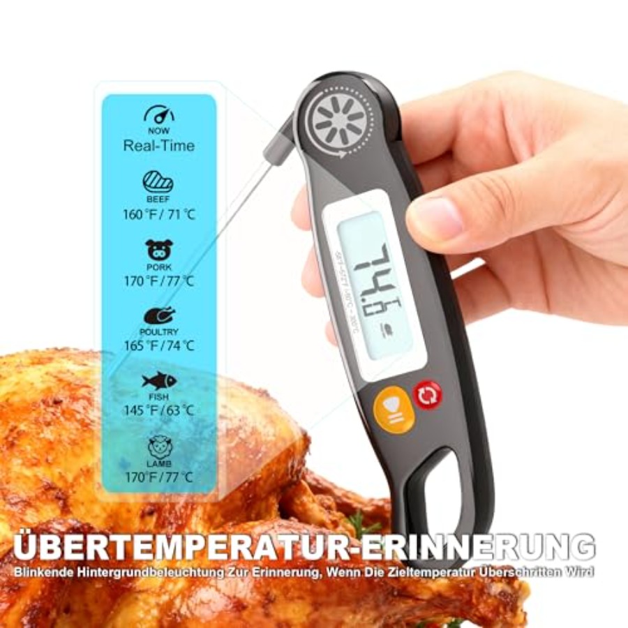 Meat Thermometer Digital - Ins - đánh giá và giá Kitchen Baking Cooking