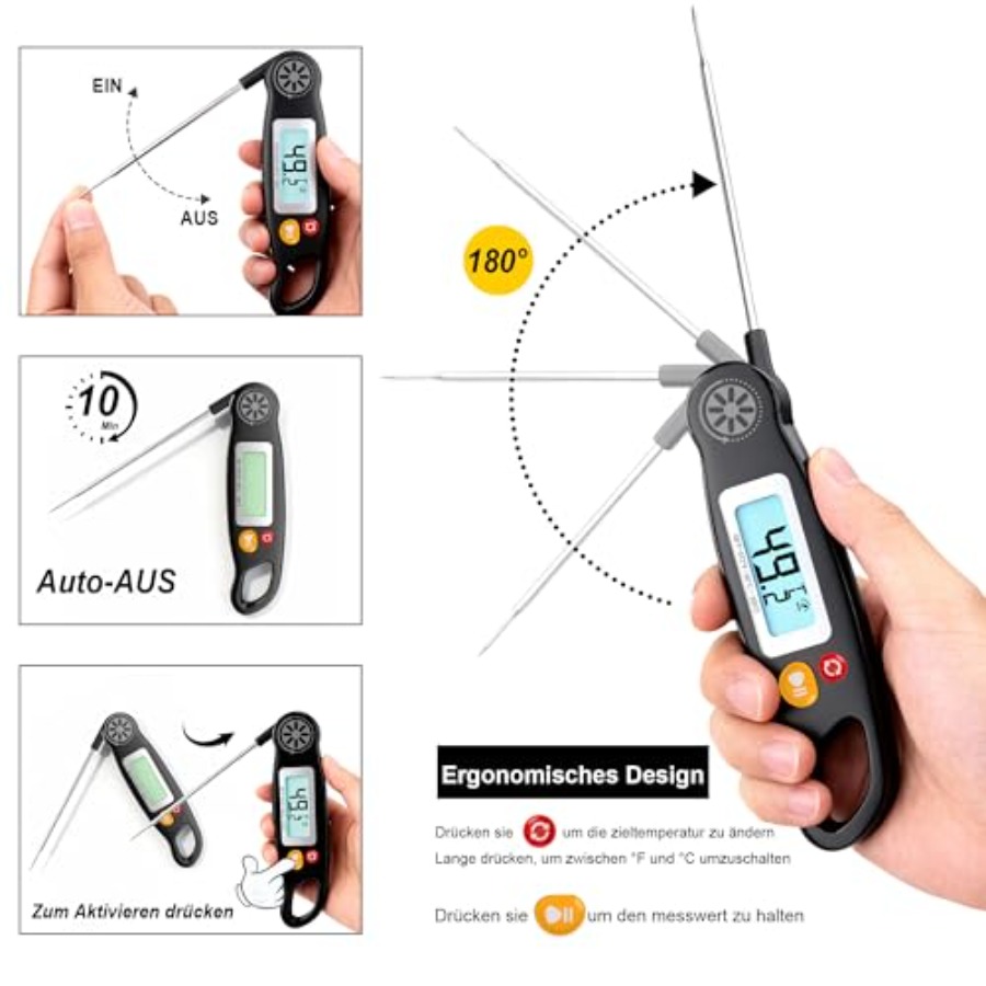 Meat Thermometer Digital - Ins - đánh giá và giá Kitchen Baking Cooking