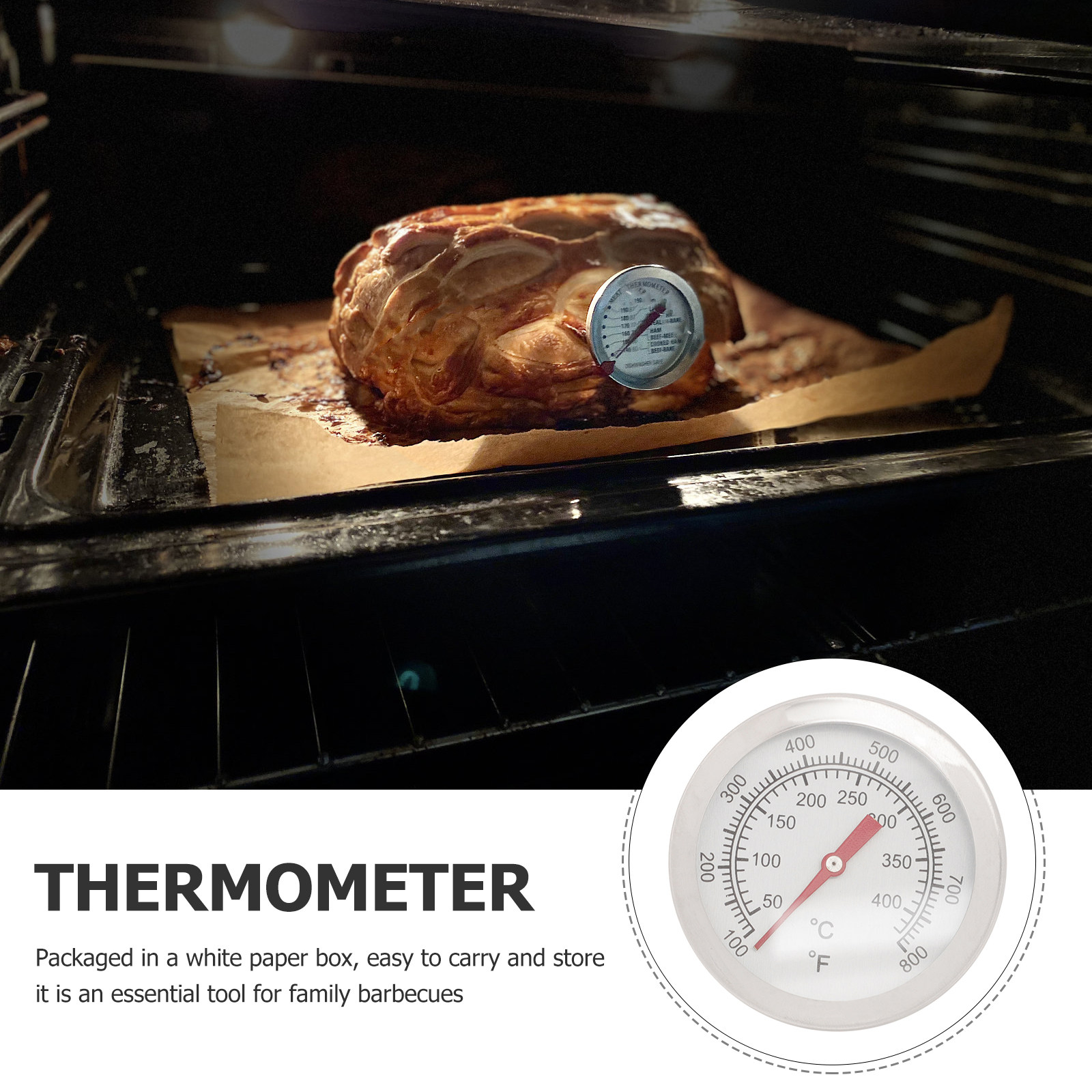 Large Dial Oven Thermometer St - đánh giá và giá Kitchen Baking Cooking
