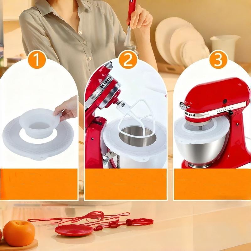 1Pcs DIY Silicone Mixers Bowl  - đánh giá và giá Kitchen Aid Baking Mixer