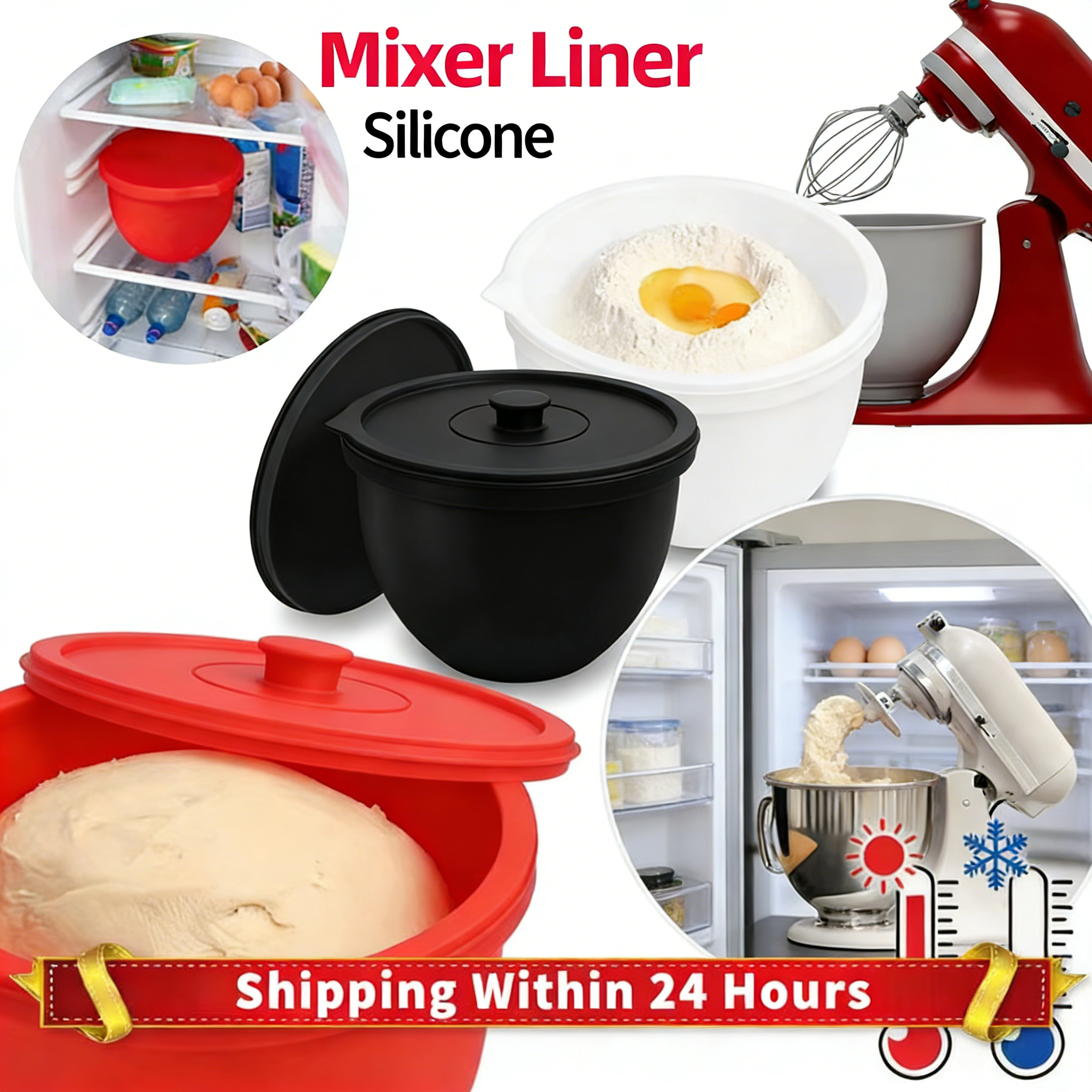 1PC Universal Silicone Pad Lin - đánh giá và giá Kitchen Aid Baking Mixer