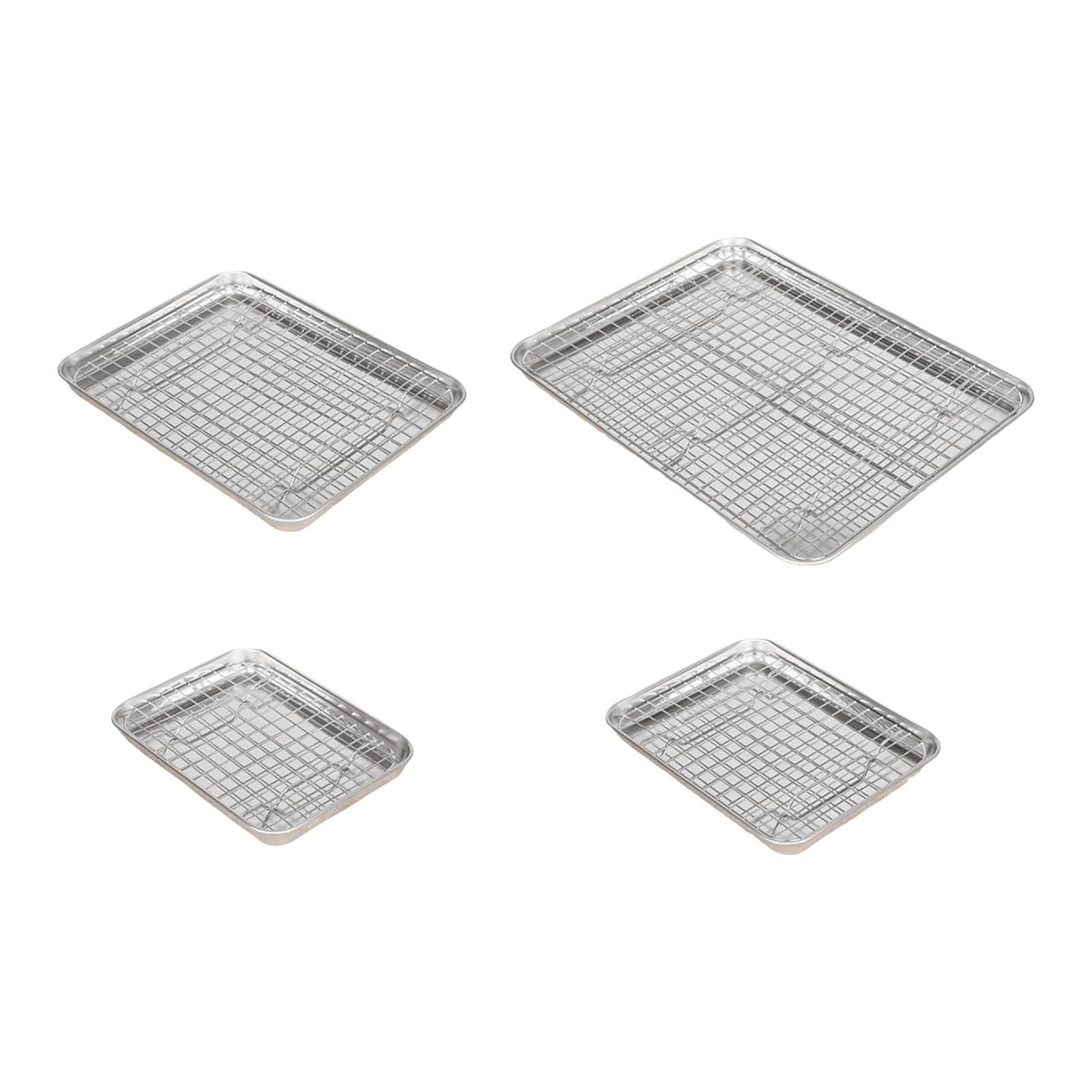 Stainless Steel Baking Sheet w - đánh giá và giá Kitchen Baking Tray Set