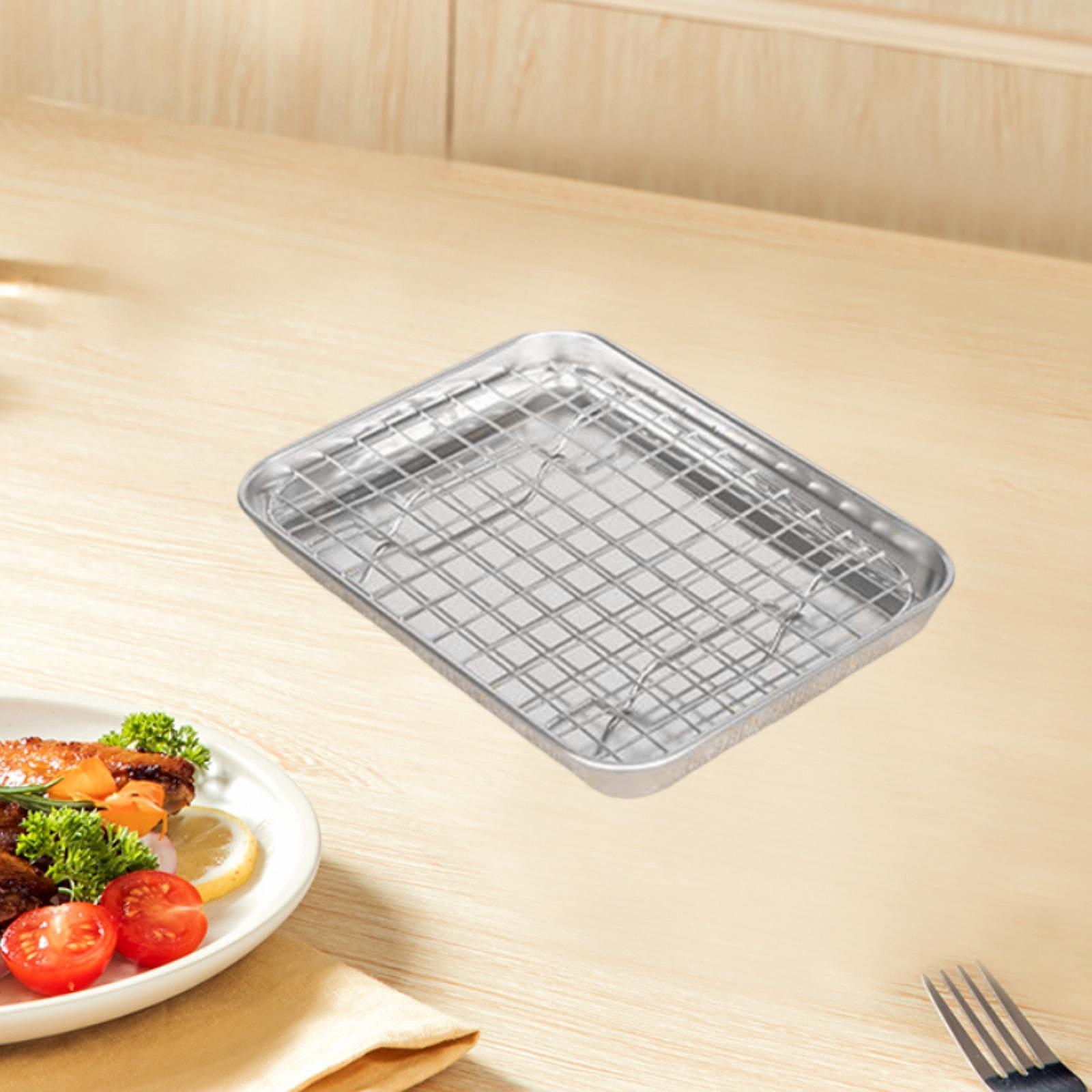 Stainless Steel Baking Sheet w - đánh giá và giá Kitchen Baking Tray Set