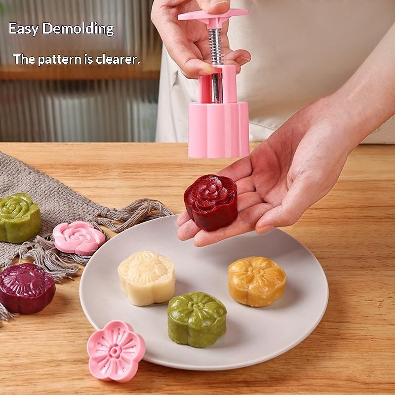 DIY Mooncake Mold 1 Set Plasti - đánh giá và giá Kitchen Baking Torch