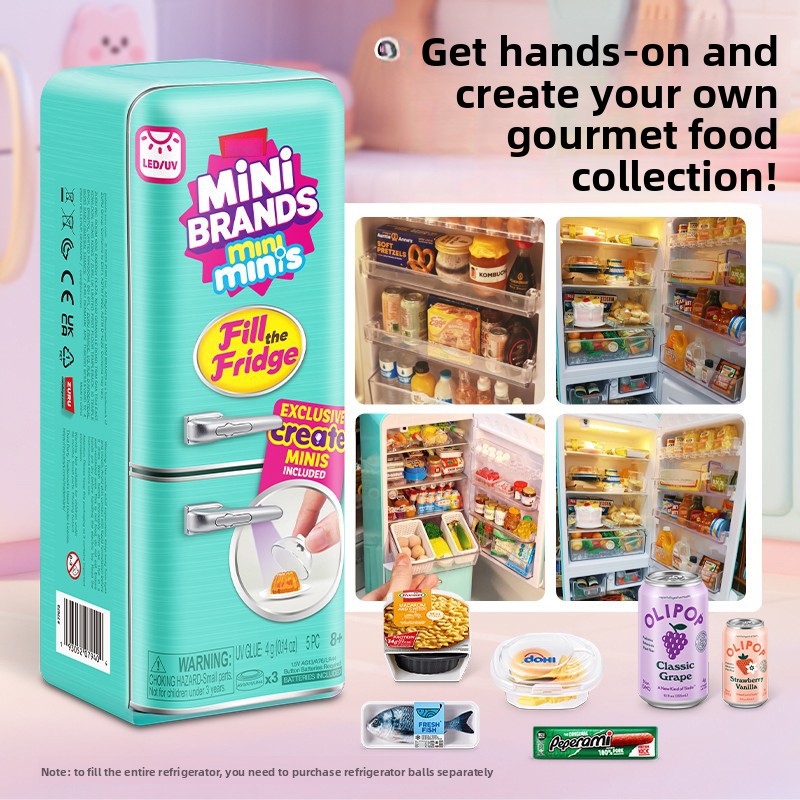 Led Light Up Mini Refrigerator - đánh giá và giá Miniature Baking Kitchen