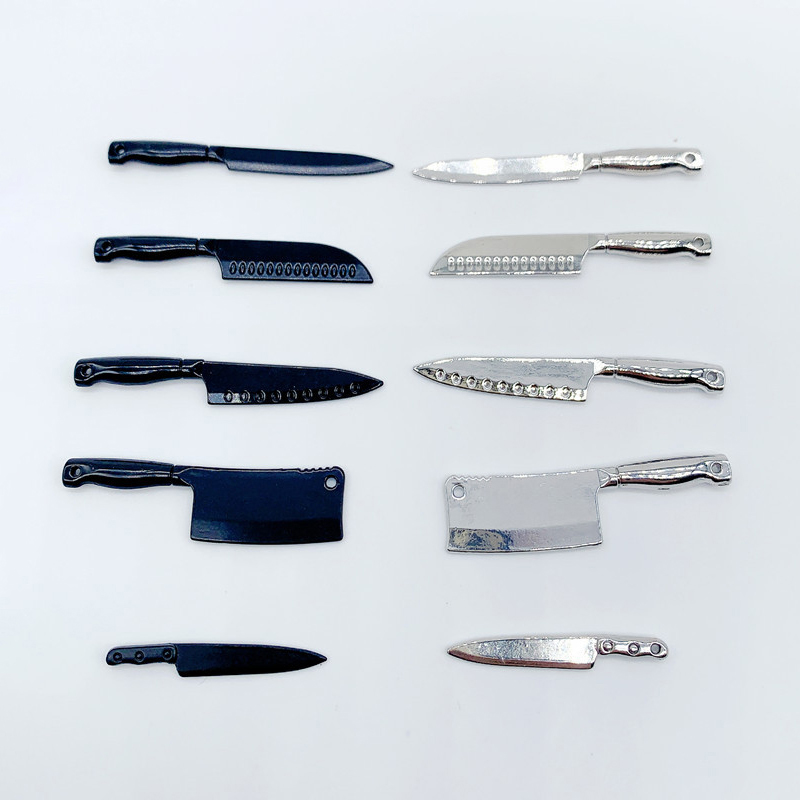 1/12 Dollhouse Mini Knives Mod - đánh giá và giá Kitchen Utensils