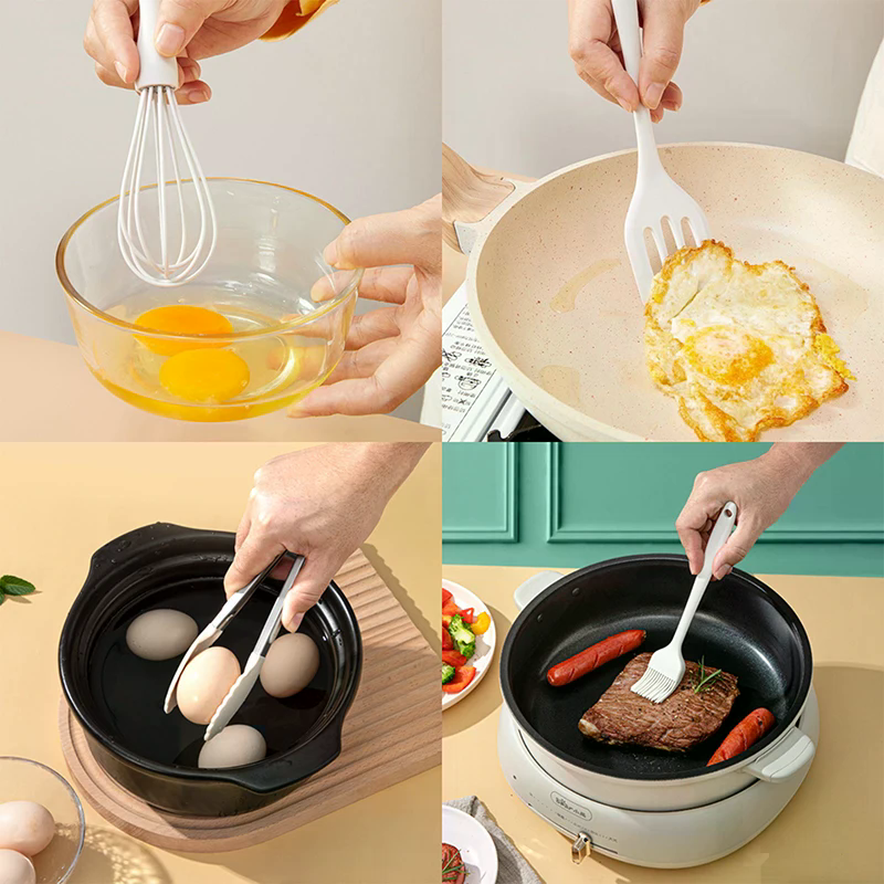 3/4/5 Pcs Silicone Baking Set  - đánh giá và giá Kitchen Baking Torch