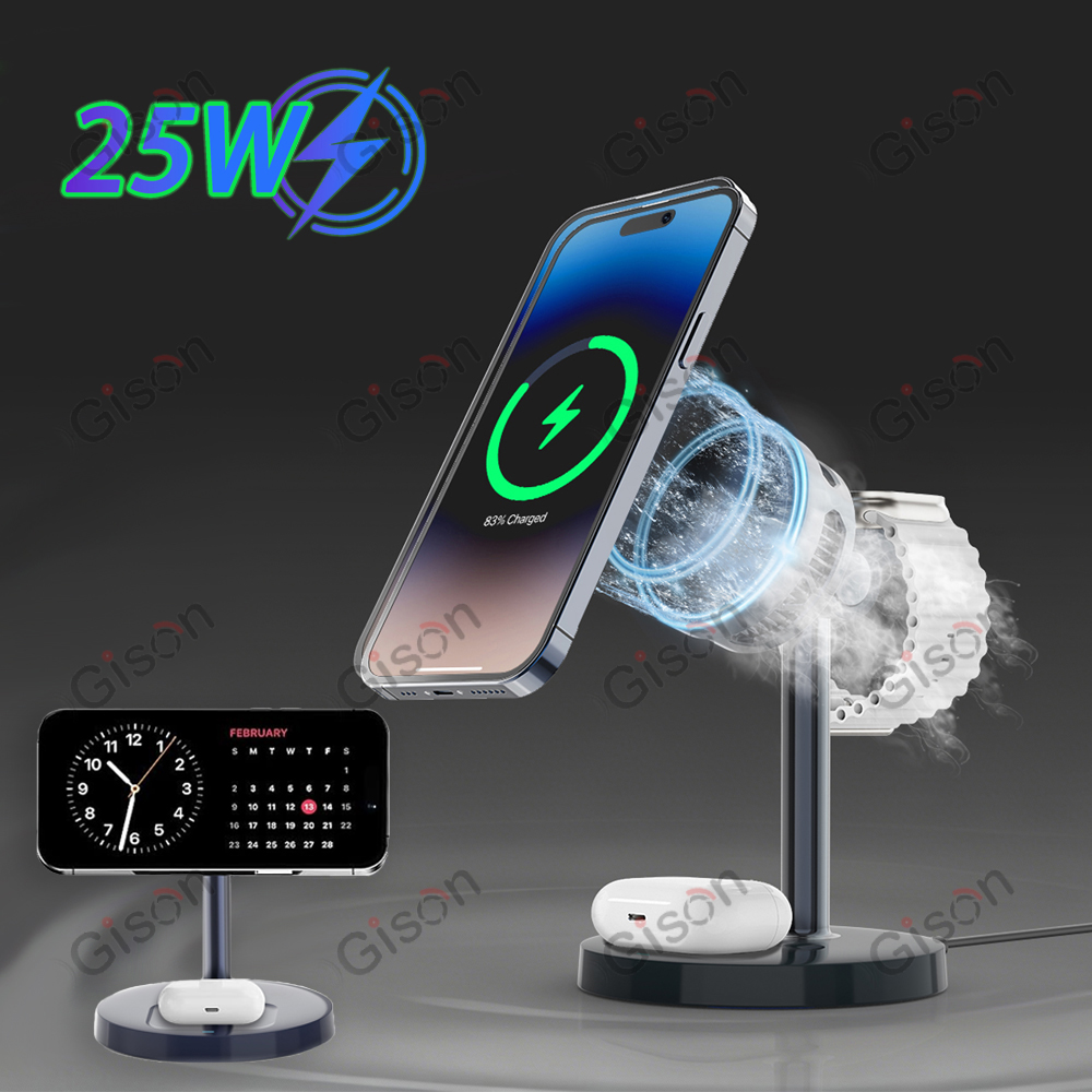 Magnetic 3 in 1 Wireless Charg - đánh giá và giá Cooling Rack Wire