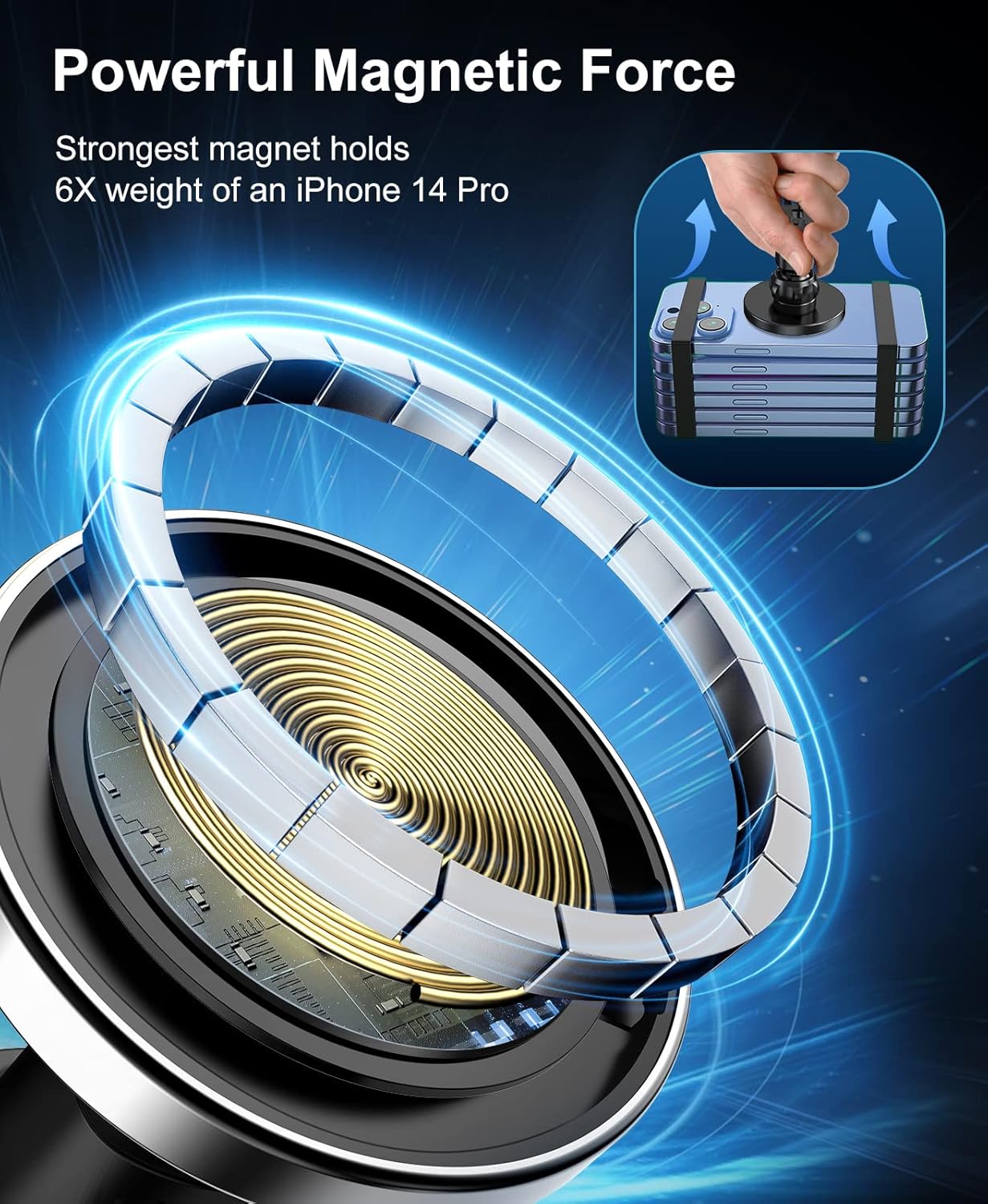 UYUXIO Magnetic Car Mount Phon - đánh giá và giá Cooling Rack Wire