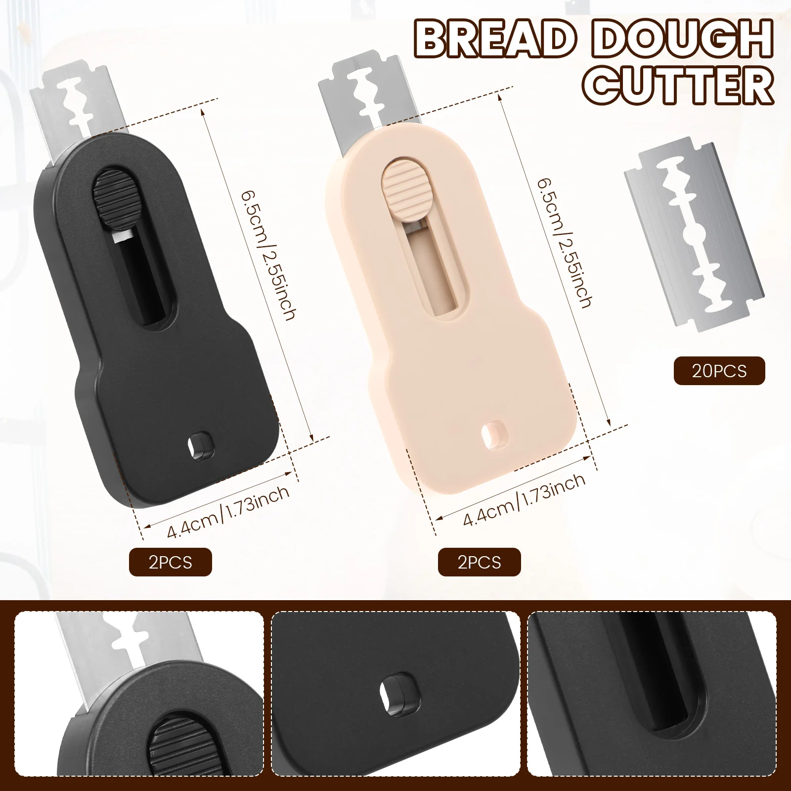 4Pcs Bread Scoring Knife with  - đánh giá và giá Bread Lame Scoring