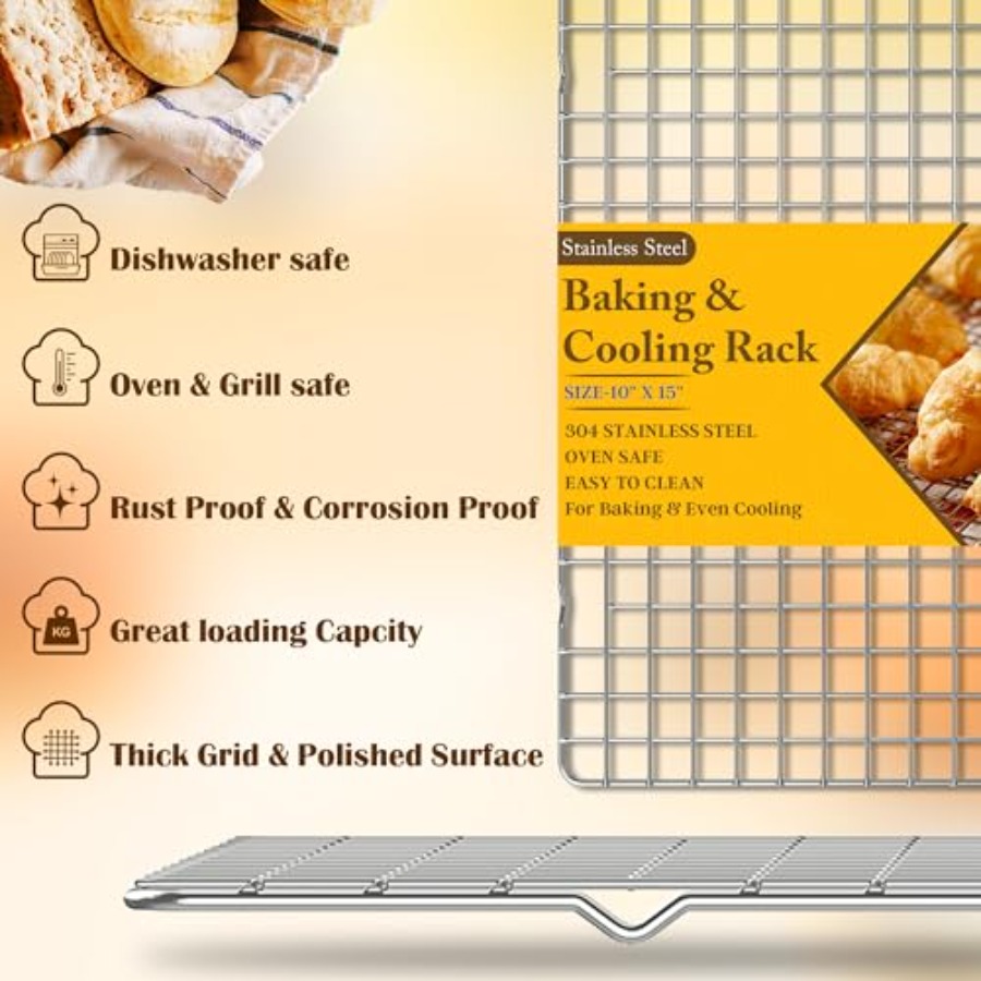 2PCS Cooling Racks for Cooking - đánh giá và giá Cooling Rack Wire