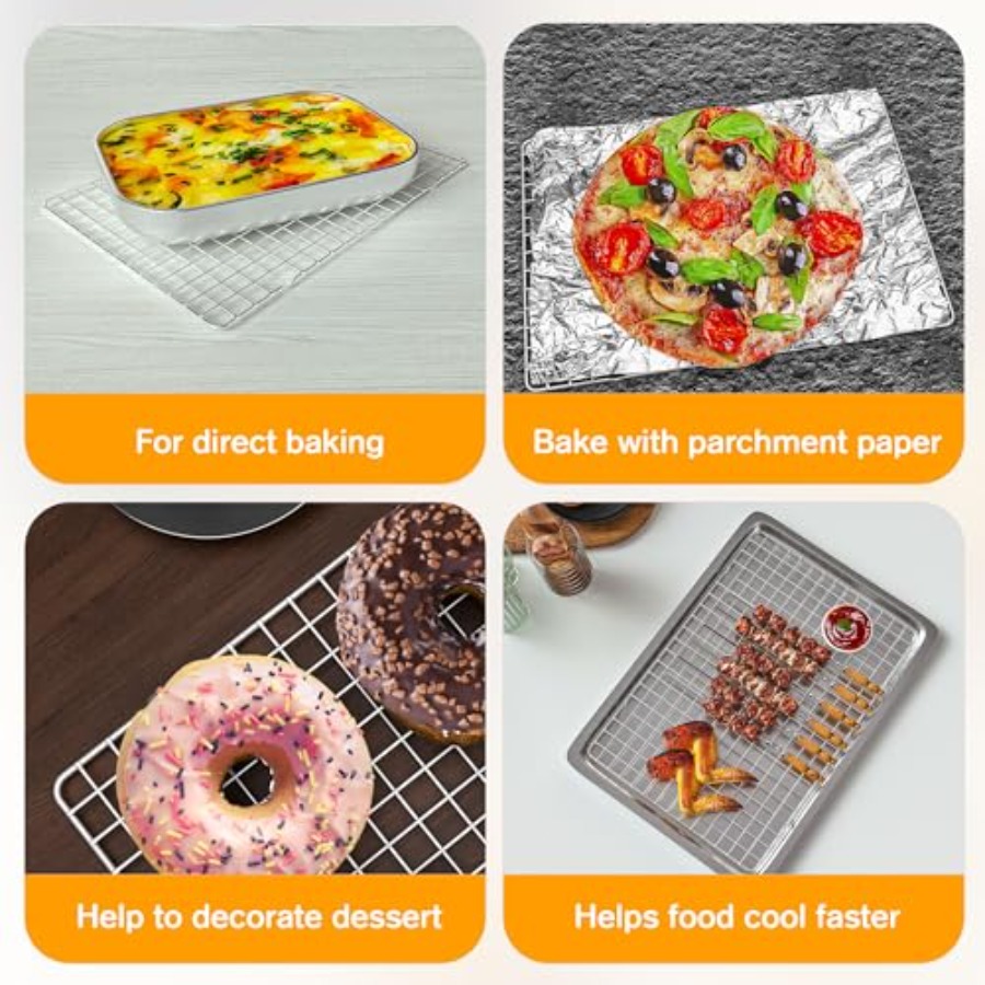 2PCS Cooling Racks for Cooking - đánh giá và giá Cooling Rack Wire