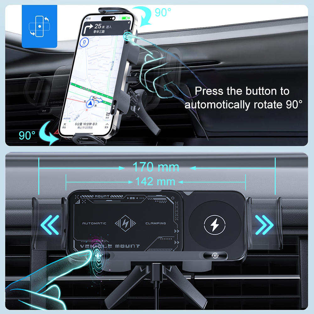 Car Wireless Charger Dual Coil - đánh giá và giá Cooling Rack Wire