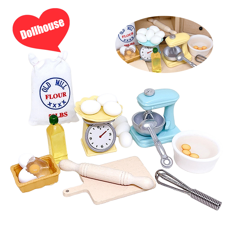 1Set 1:12 Dollhouse Miniature  - đánh giá và giá Miniature Baking Kitchen