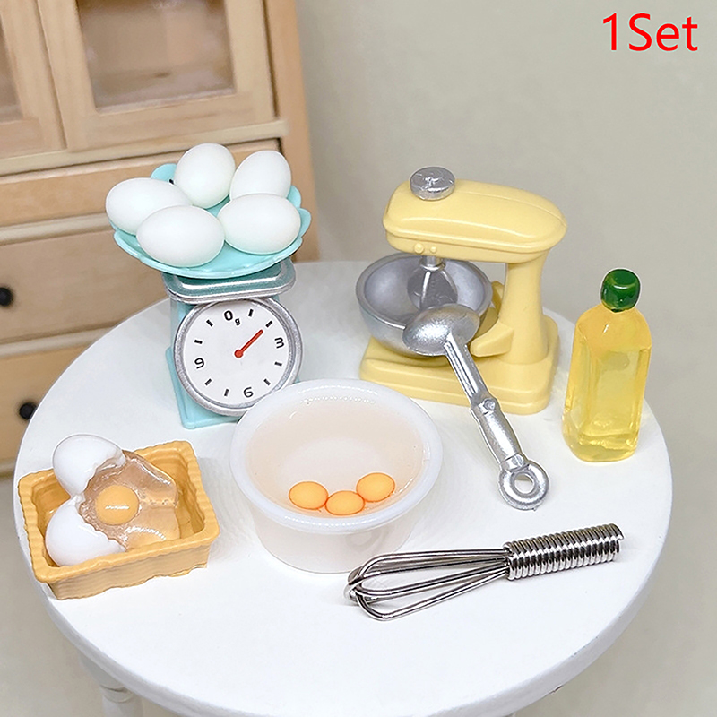 1Set 1:12 Dollhouse Miniature  - đánh giá và giá Miniature Baking Kitchen