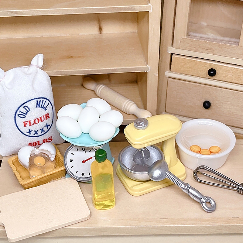 1Set 1:12 Dollhouse Miniature  - đánh giá và giá Miniature Baking Kitchen
