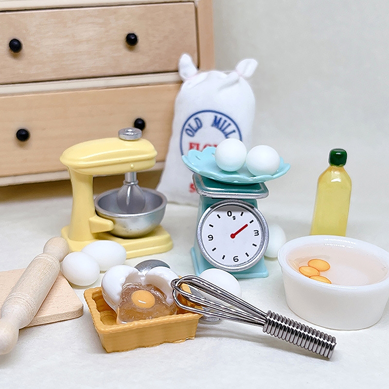 1Set 1:12 Dollhouse Miniature  - đánh giá và giá Miniature Baking Kitchen