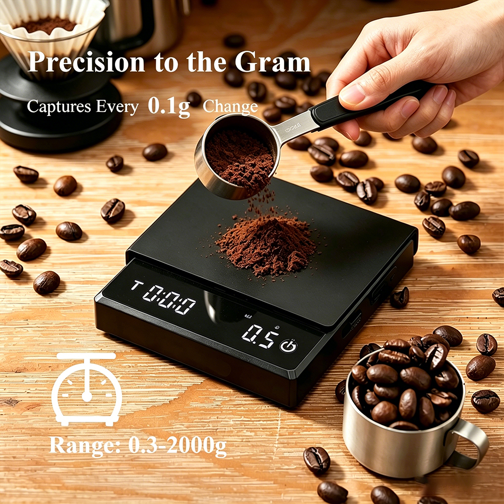 Mini Digital Coffee Scale with - đánh giá và giá Miniature Baking Kitchen