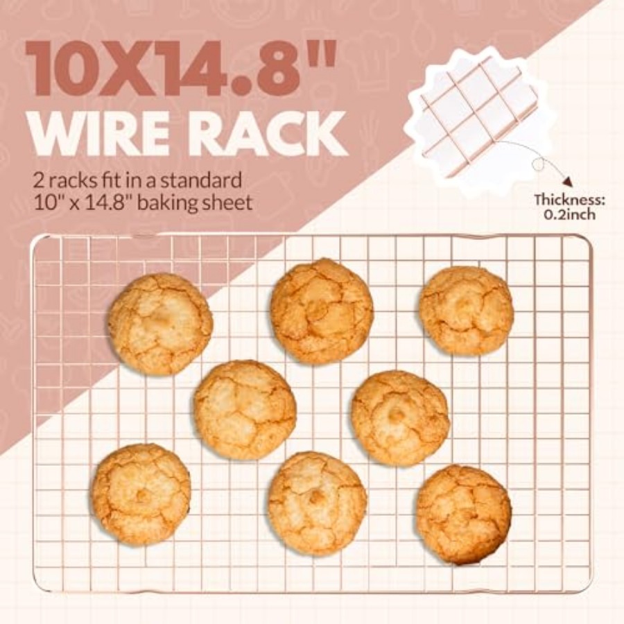 2 PCS Cooling Racks for Cookin - đánh giá và giá Cooling Rack Wire