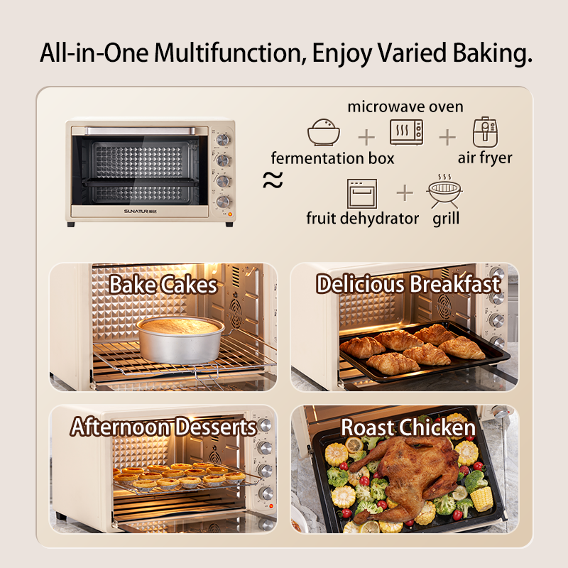 SUNATUR 2200w hot air circulat - đánh giá và giá Kitchen Baking Table