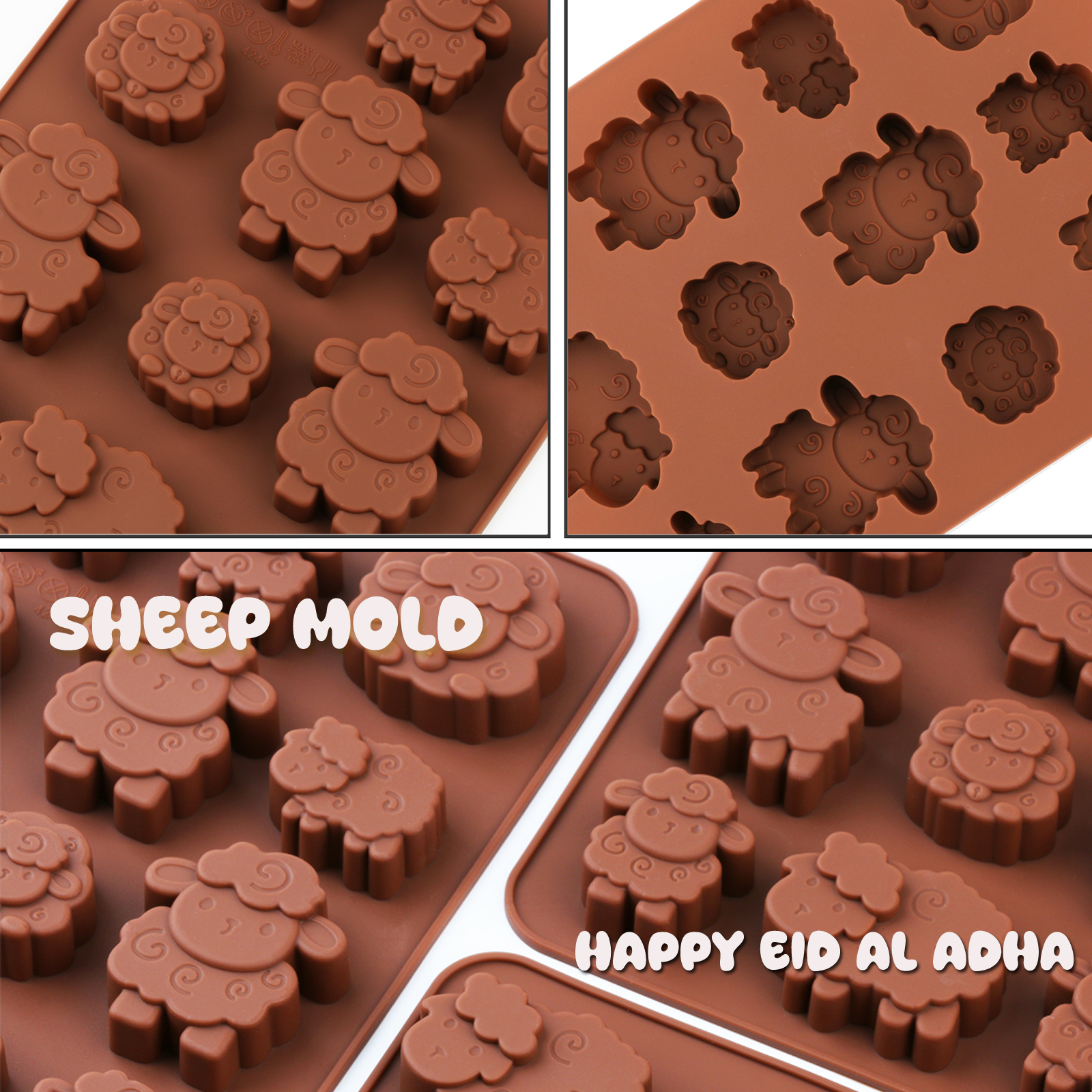 1Pack Silicone Eid Lamb Candy  - đánh giá và giá Kitchen Baking Tools