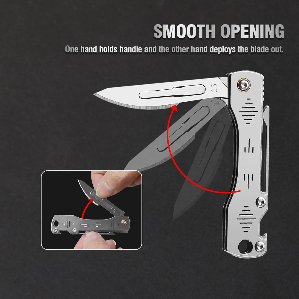 Folding Scalpel Knife with 10p - đánh giá và giá Bread Lame Scoring