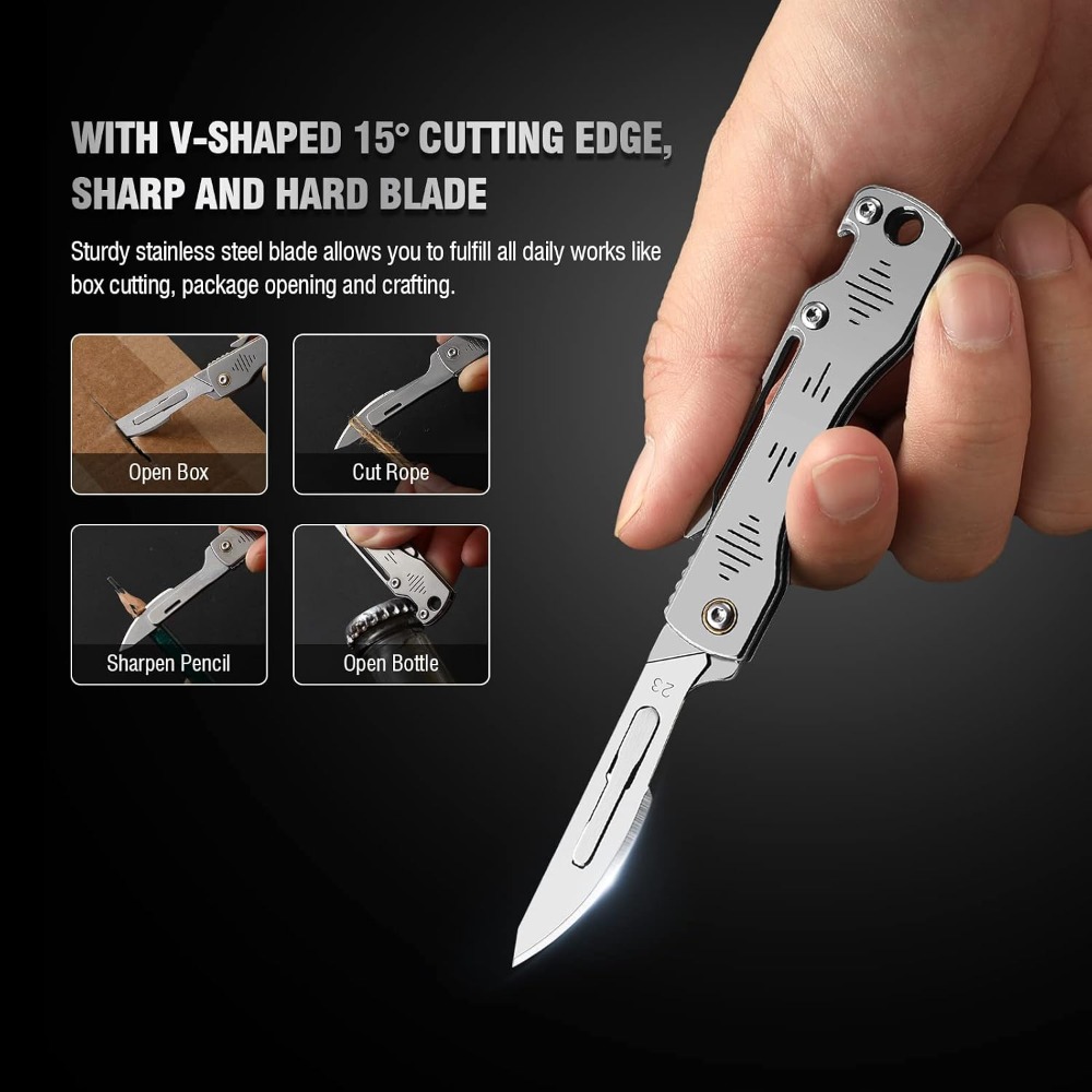 Folding Scalpel Knife with 10p - đánh giá và giá Bread Lame Scoring
