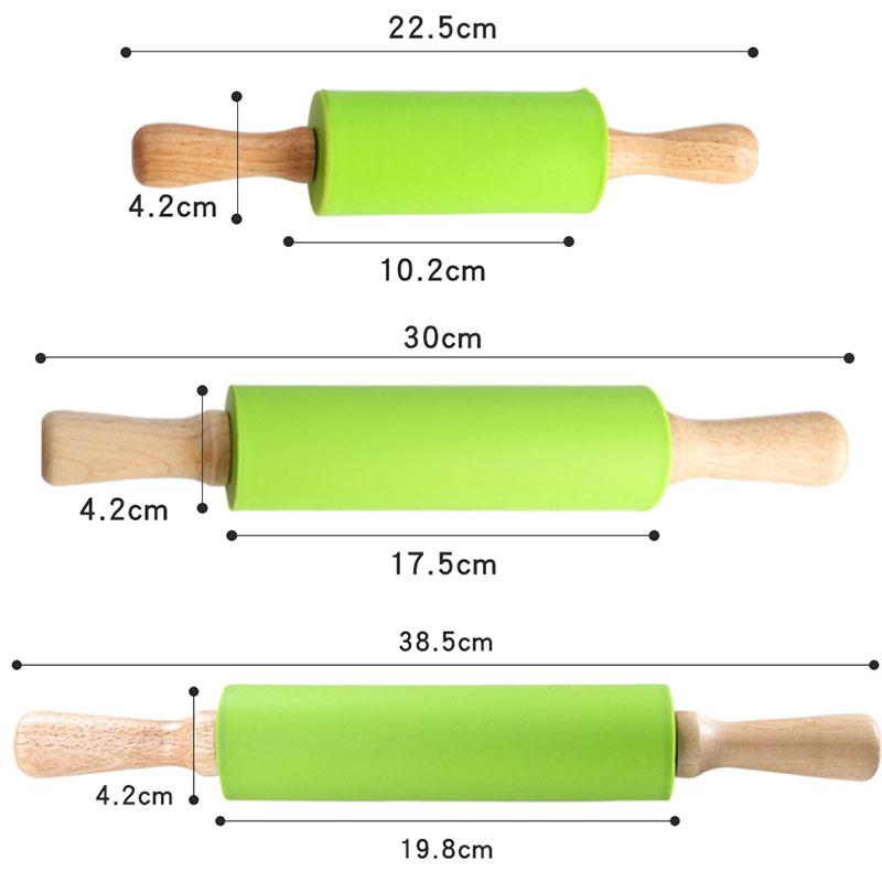 Non-Stick Wooden Handle Pin Pa - đánh giá và giá Kitchen Roller Baking